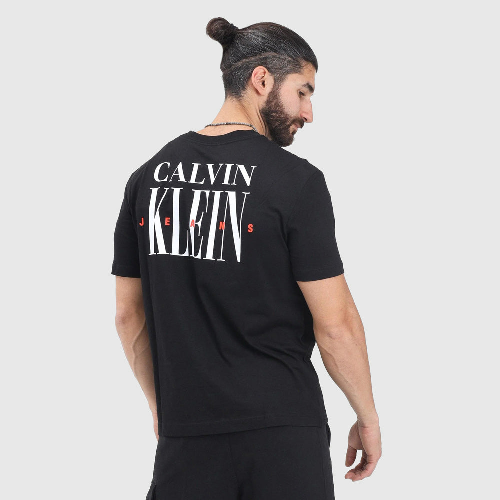 Graphic Font T- Shirt - Black