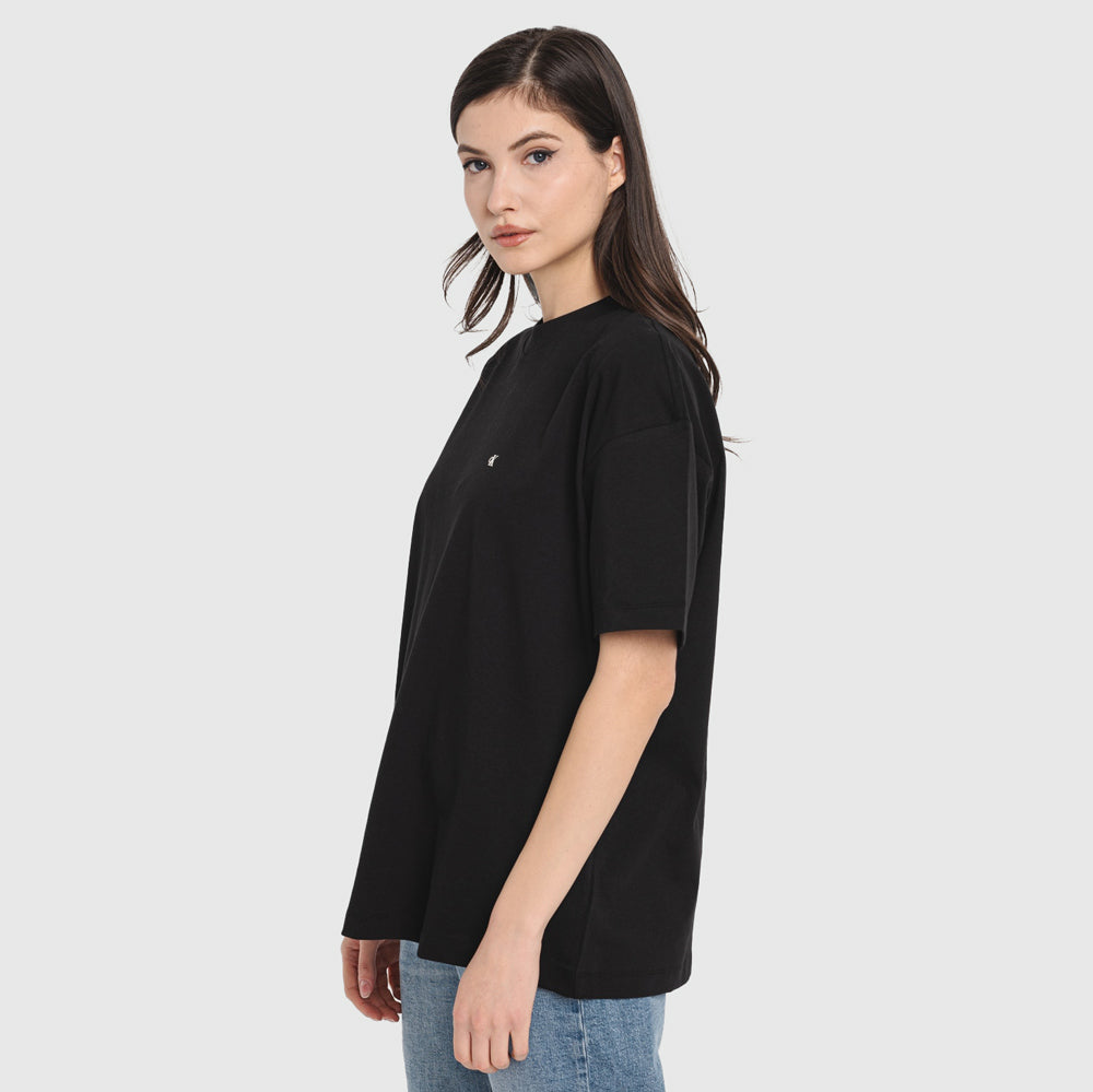 Script Institutional T-Shirt - Black