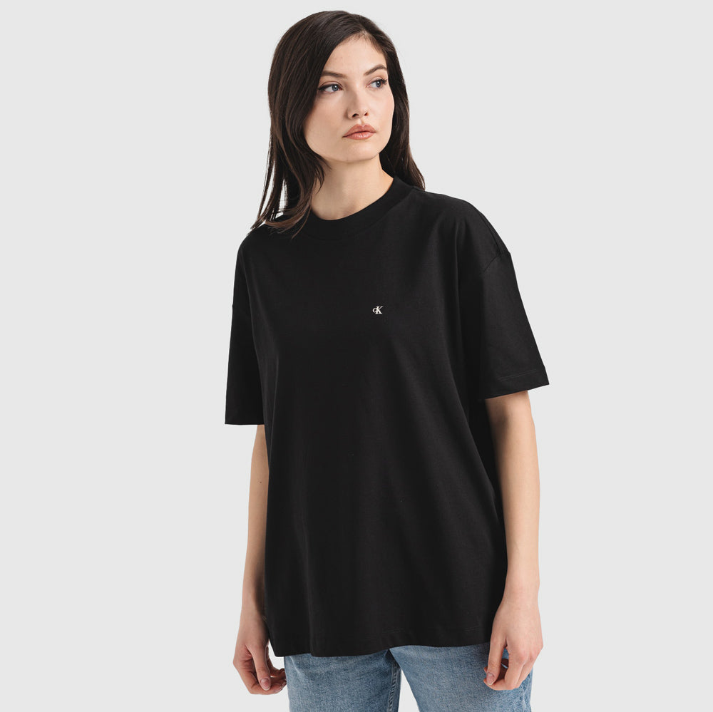 Calvin Klein Script Institutional T-Shirt - Black |ThirdBaseUrban