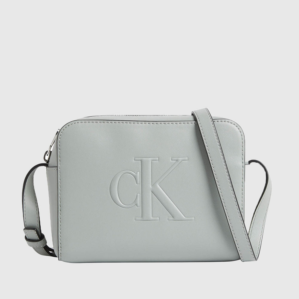 Calvin Klein Sculpted Camera Deboss Bag - Blue Grey |ThirdBaseUrban