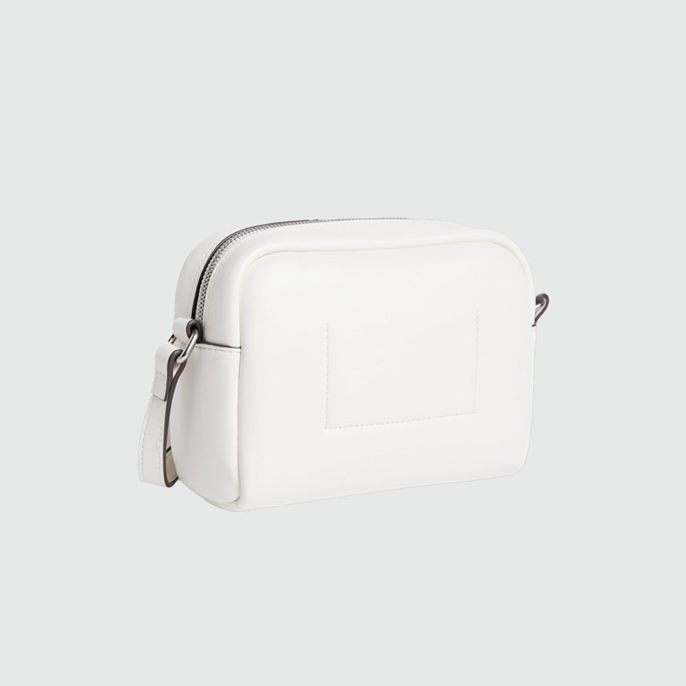 Sculpted Camera Bag - White