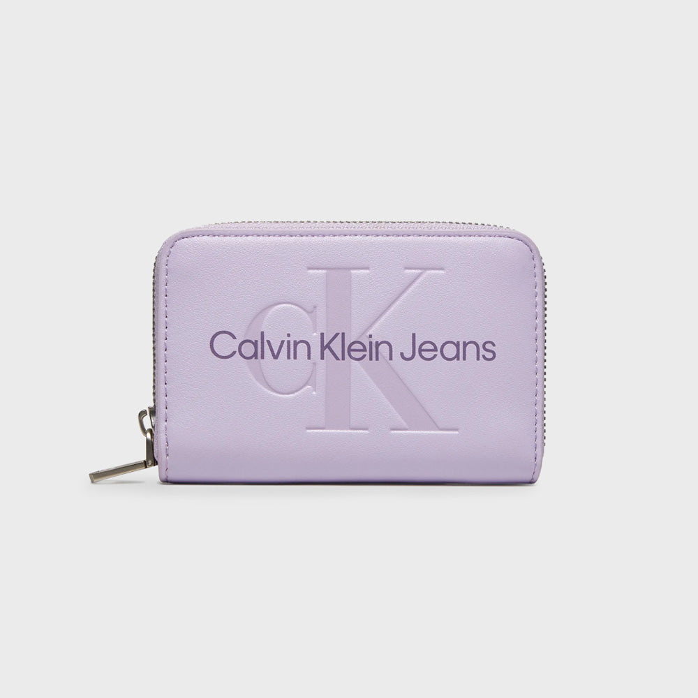 Sculpted Mono Purse - Lilac