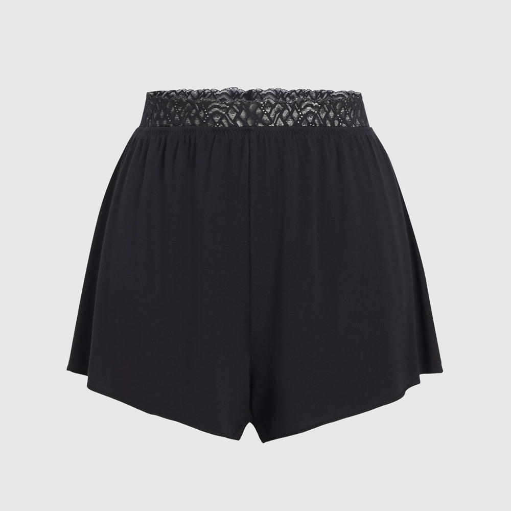 Attraction Sleep Shorts - Black