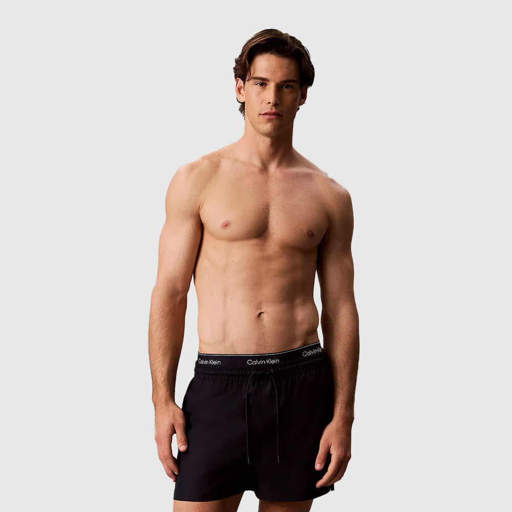 Drawstring Swim Shorts - Navy