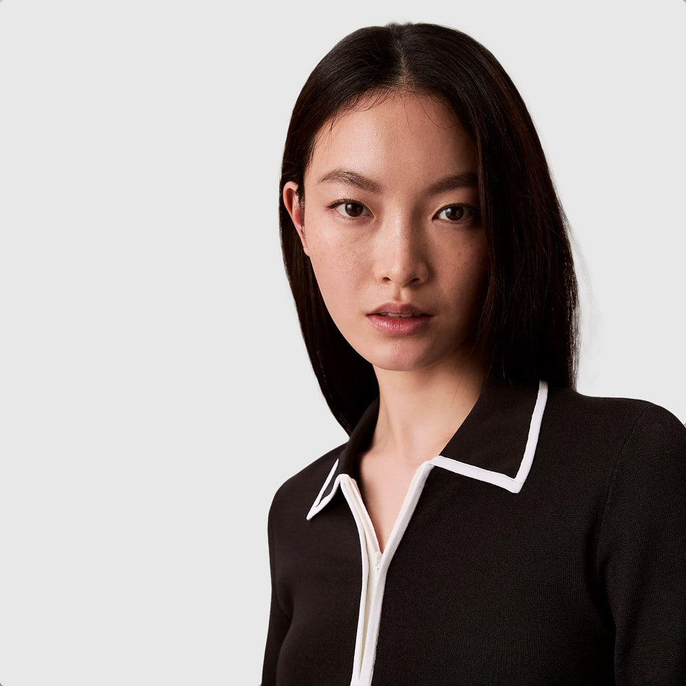 Color Block Golfer - Black