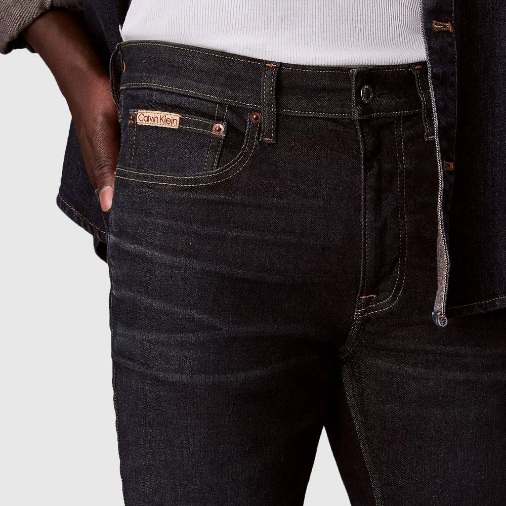 Skinny Vintage Rinse Jean - Denim Black