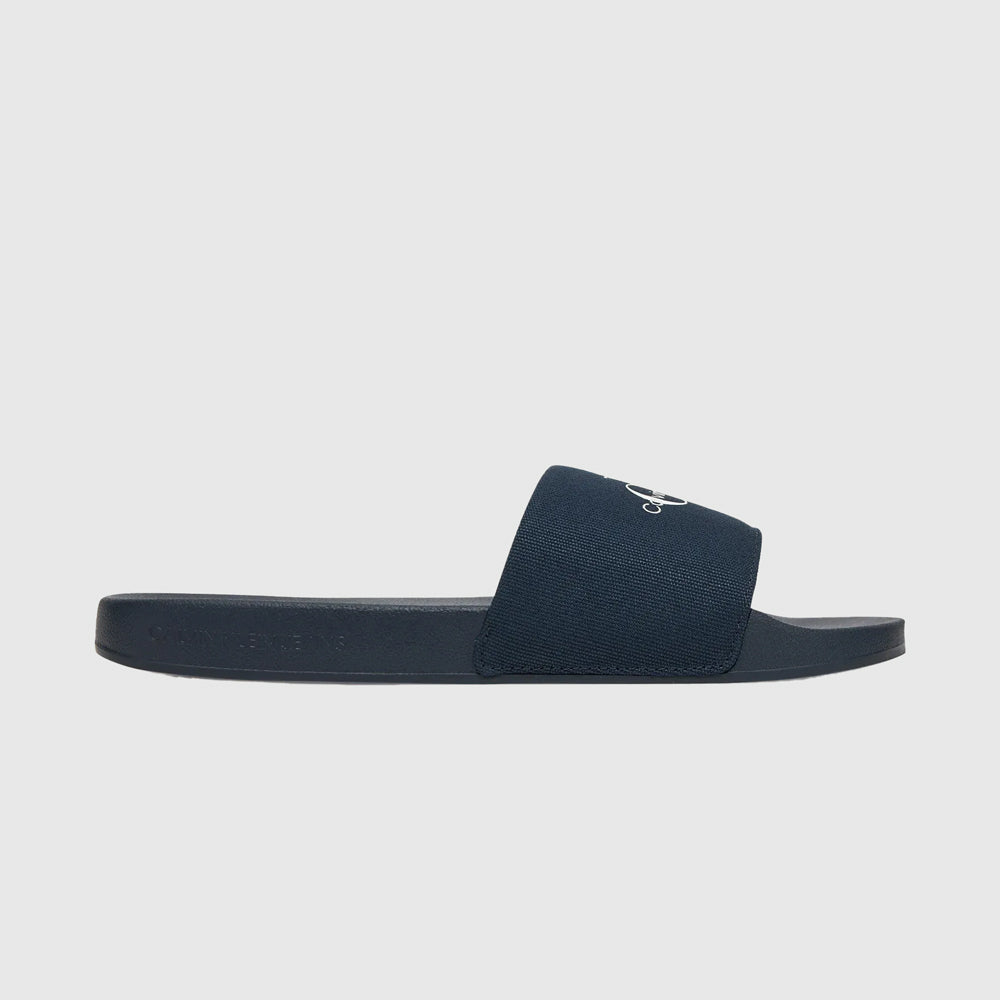 Monogram Slide - Navy