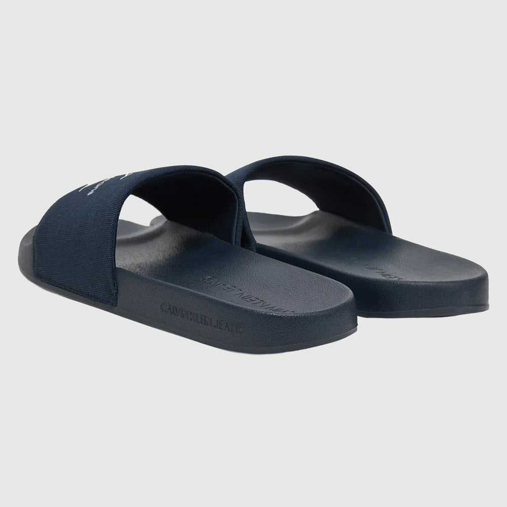 Monogram Slide - Navy