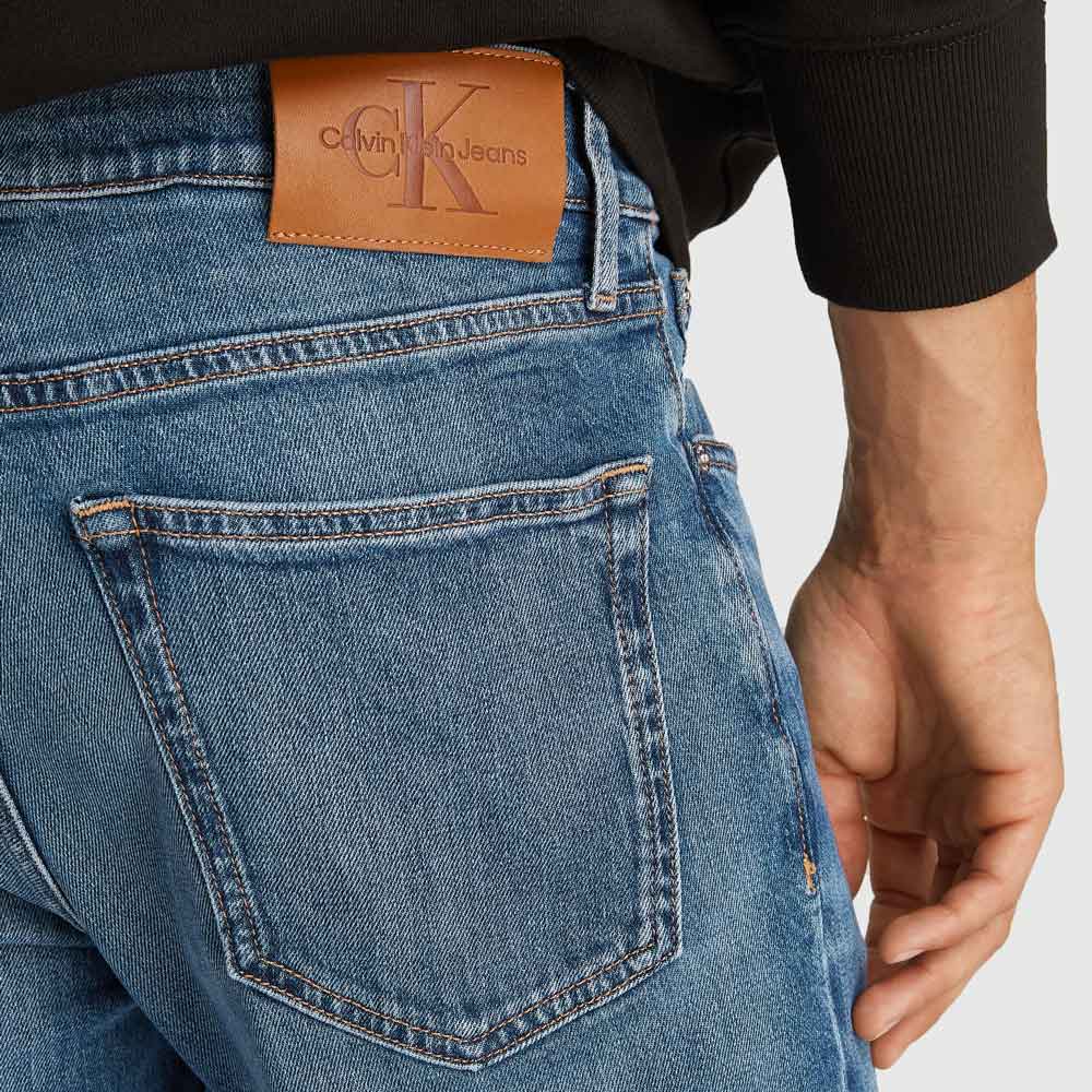 Slim Straight Jeans - Denim Dark