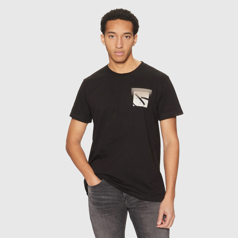 Calvin Klein Box Monogram T-Shirt - Black |ThirdBaseUrban