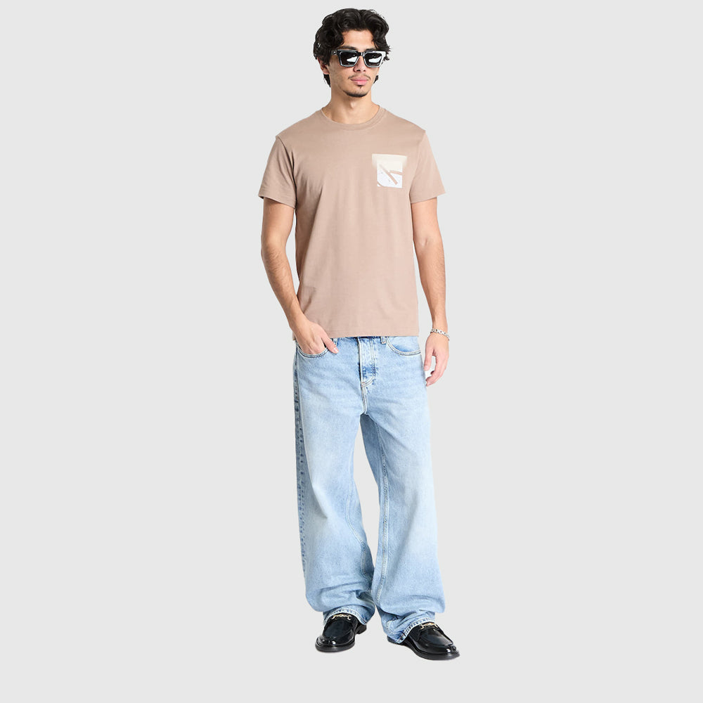 Box Monogram T-Shirt - Taupe