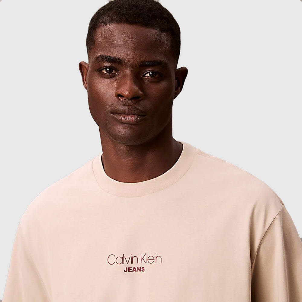 Relaxed Graphic T-Shirt - Beige