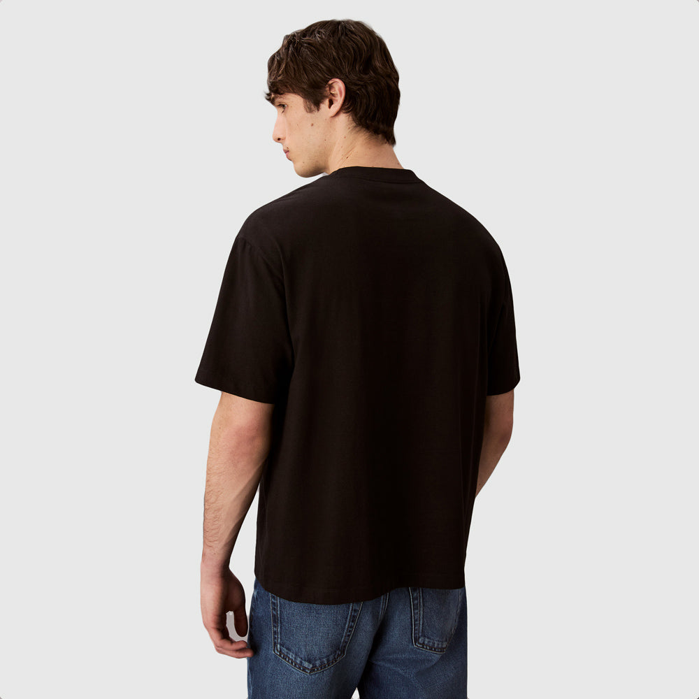 Cursive Graphic T-Shirt - Black