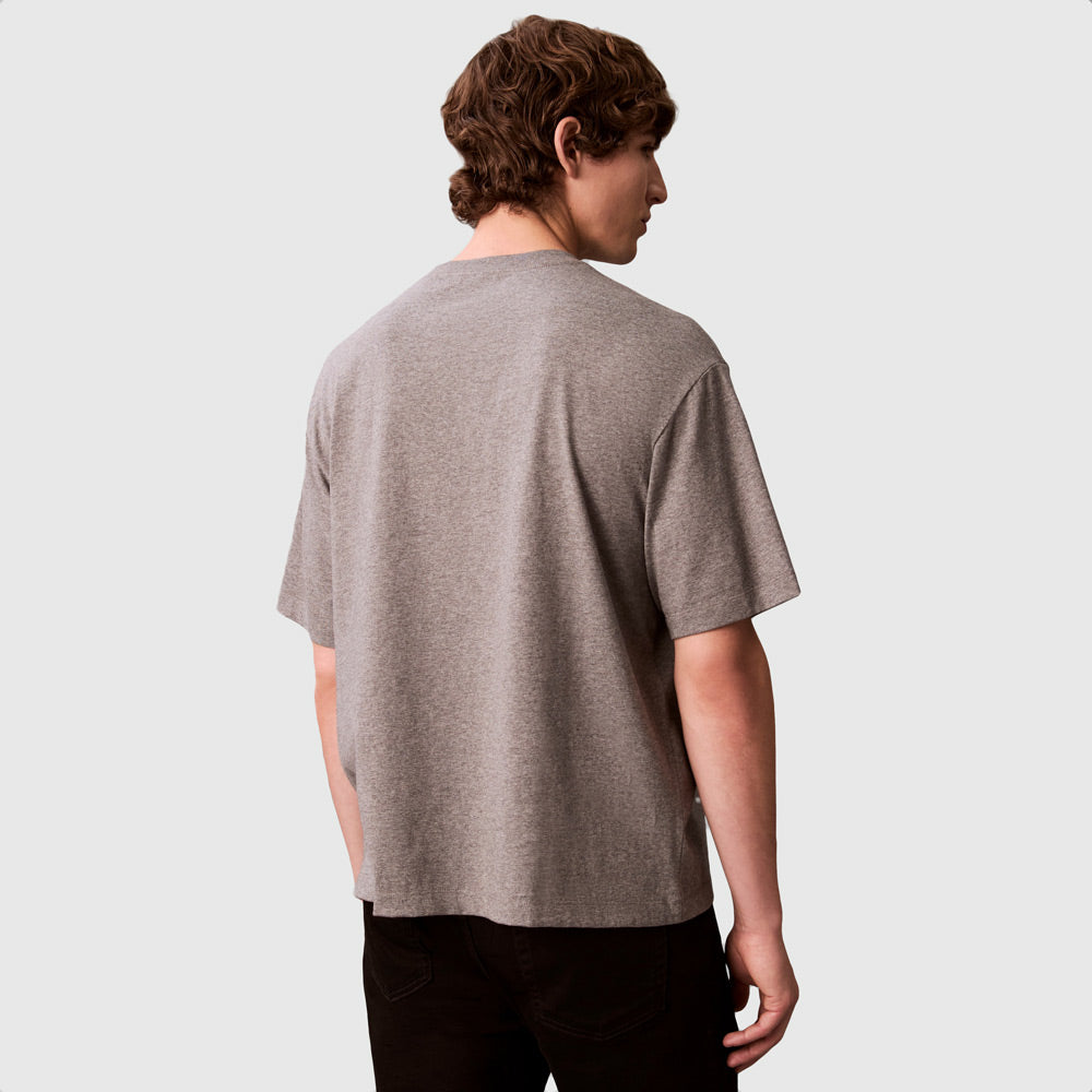 Tricolor Graphic T-Shirt - Grey Heather