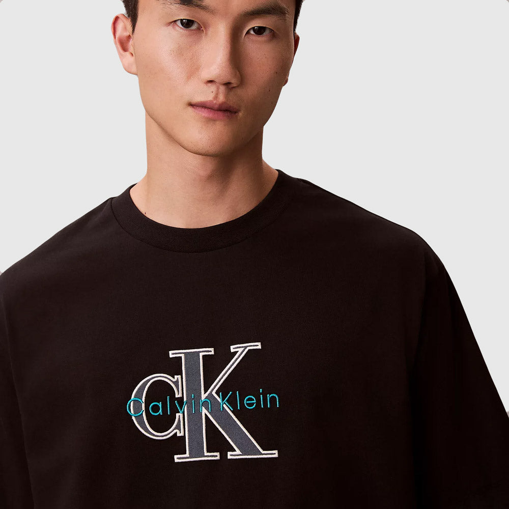 Tricolor Graphic T-Shirt - Black