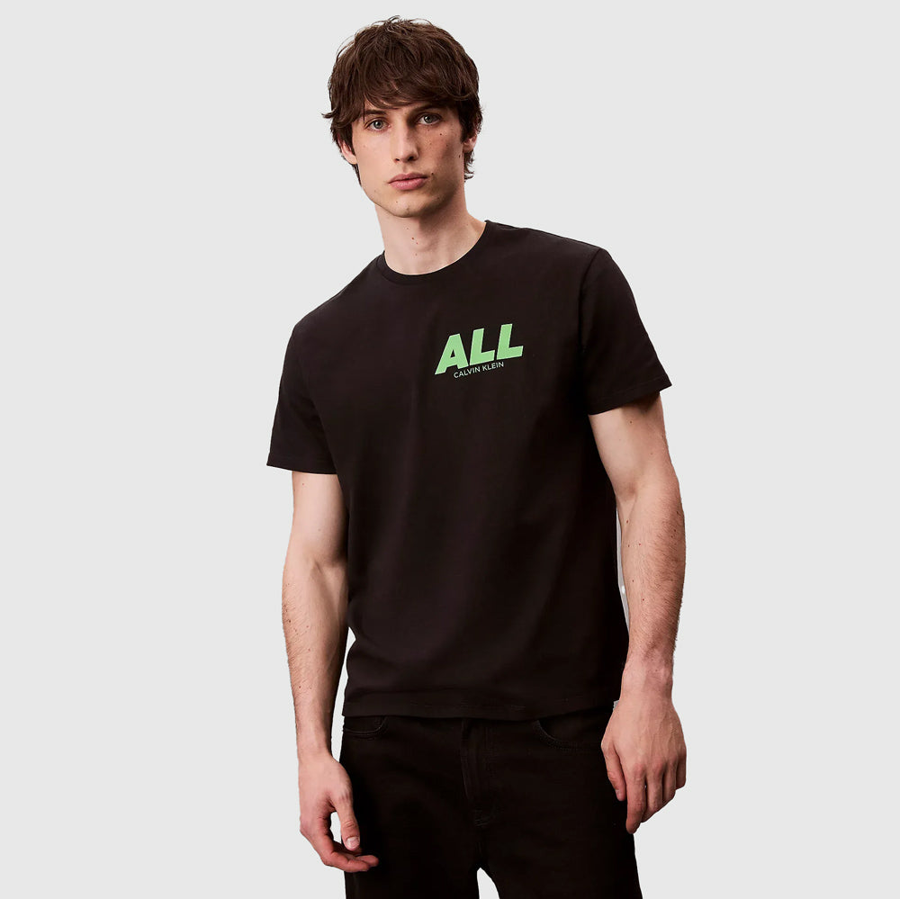 Calvin Klein All Graphic T-Shirt - Black |ThirdBaseUrban