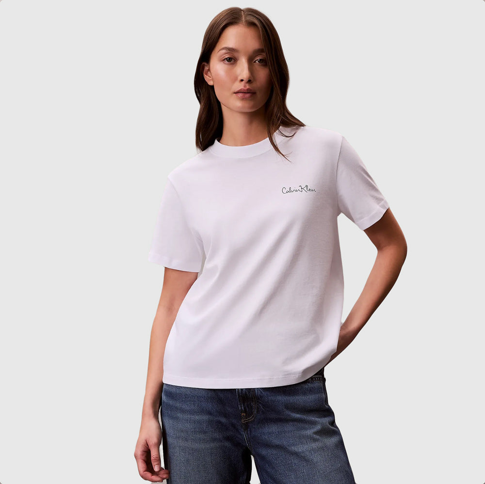 Calvin Klein Classic Graphic T-Shirt - White |ThirdBaseUrban