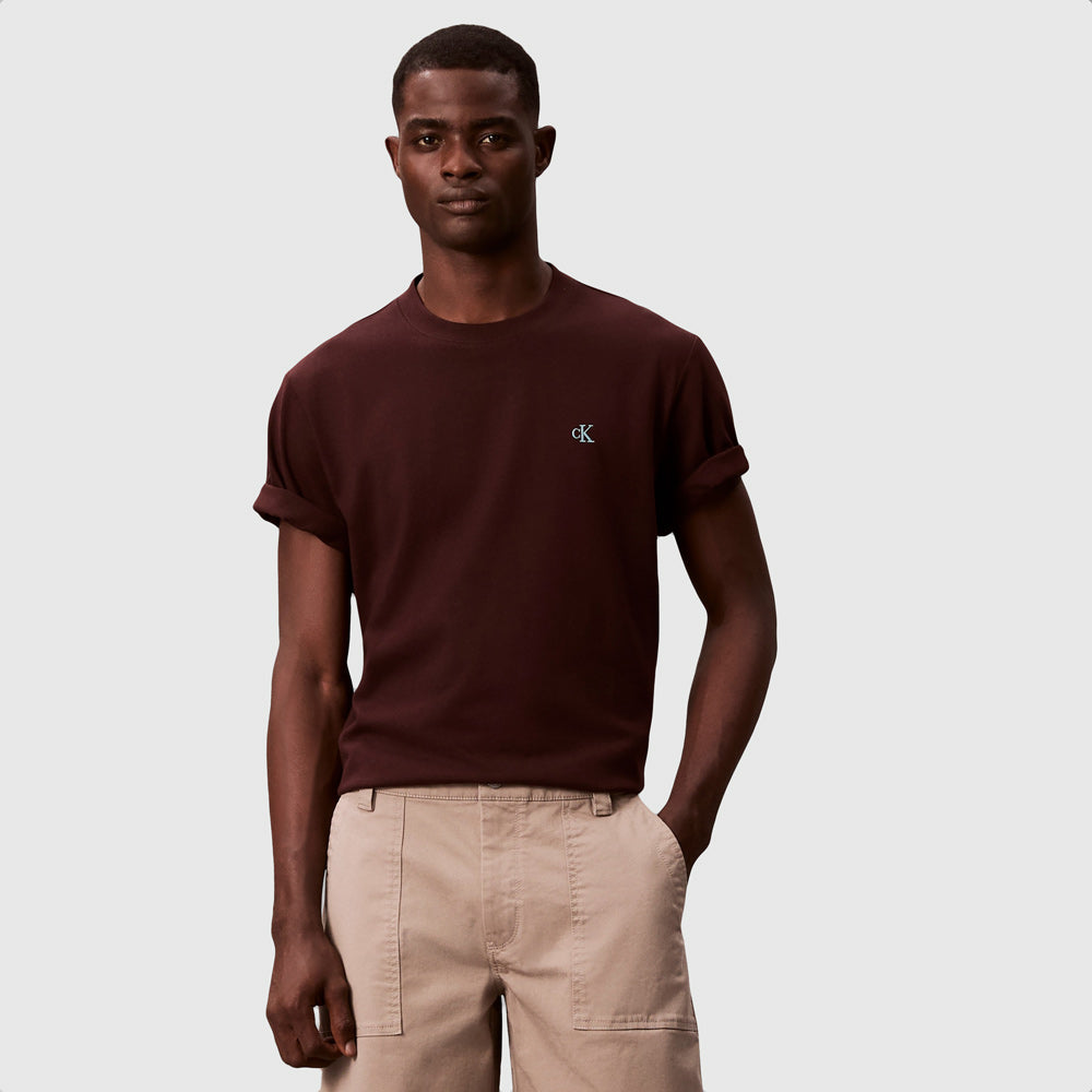 Calvin Klein Easy Monogram T-Shirt - Dark Brown |ThirdBaseUrban