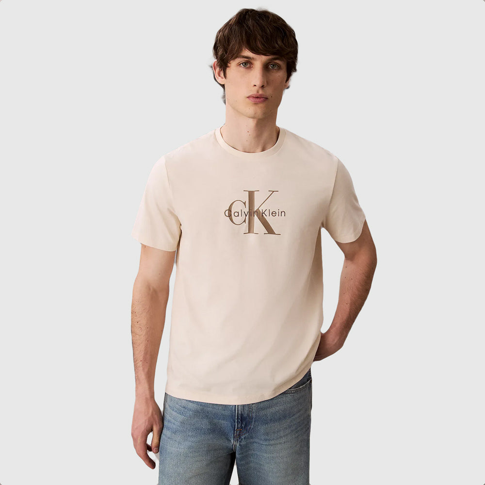 Calvin Klein Hero Monologo T-Shirt - Offwhite |ThirdBaseUrban