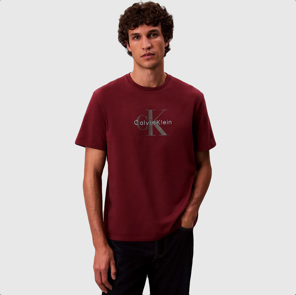 Calvin Klein Hero Monologo T-Shirt - Red |ThirdBaseUrban