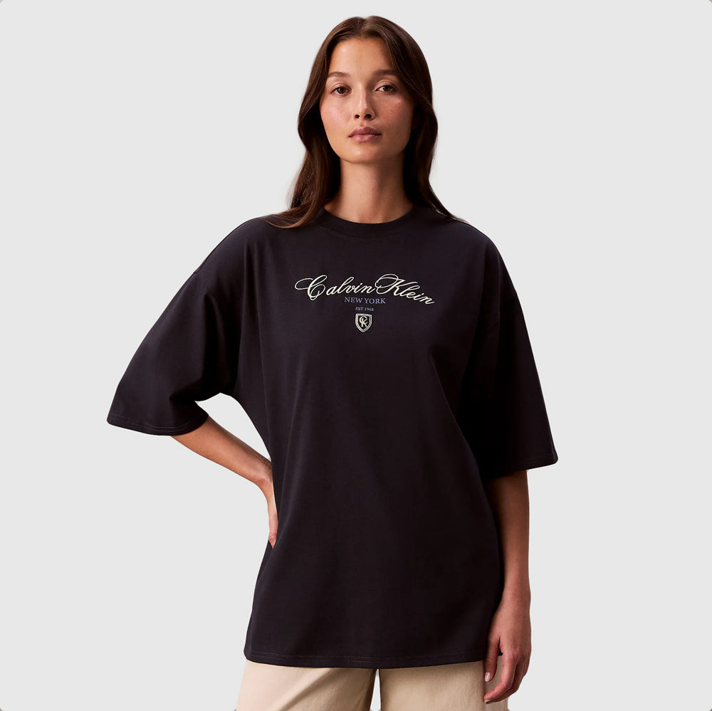 Calvin Klein Oversize Ny T-Shirt - Navy |ThirdBaseUrban