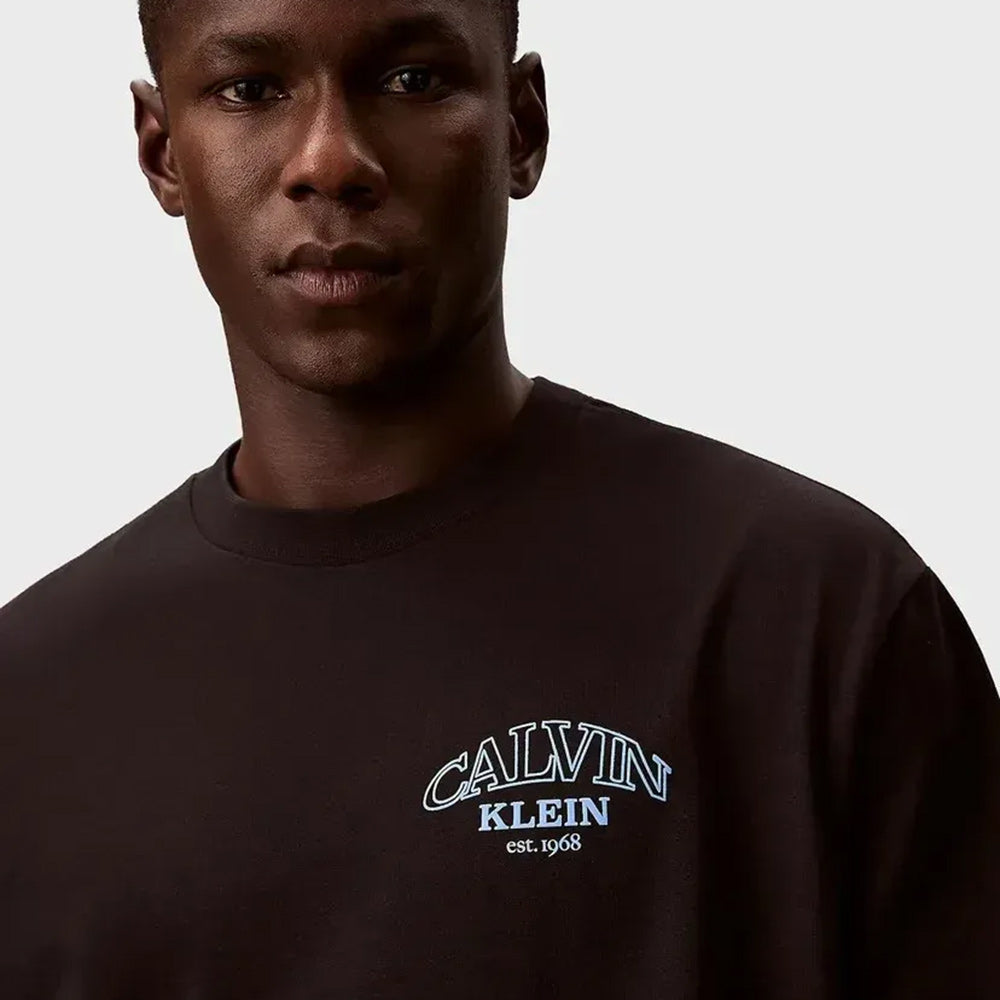 Relaxed Embossed Monologo - Black