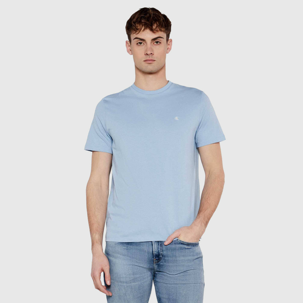 Calvin Klein Smooth Solid T-Shirt - Blue |ThirdBaseUrban