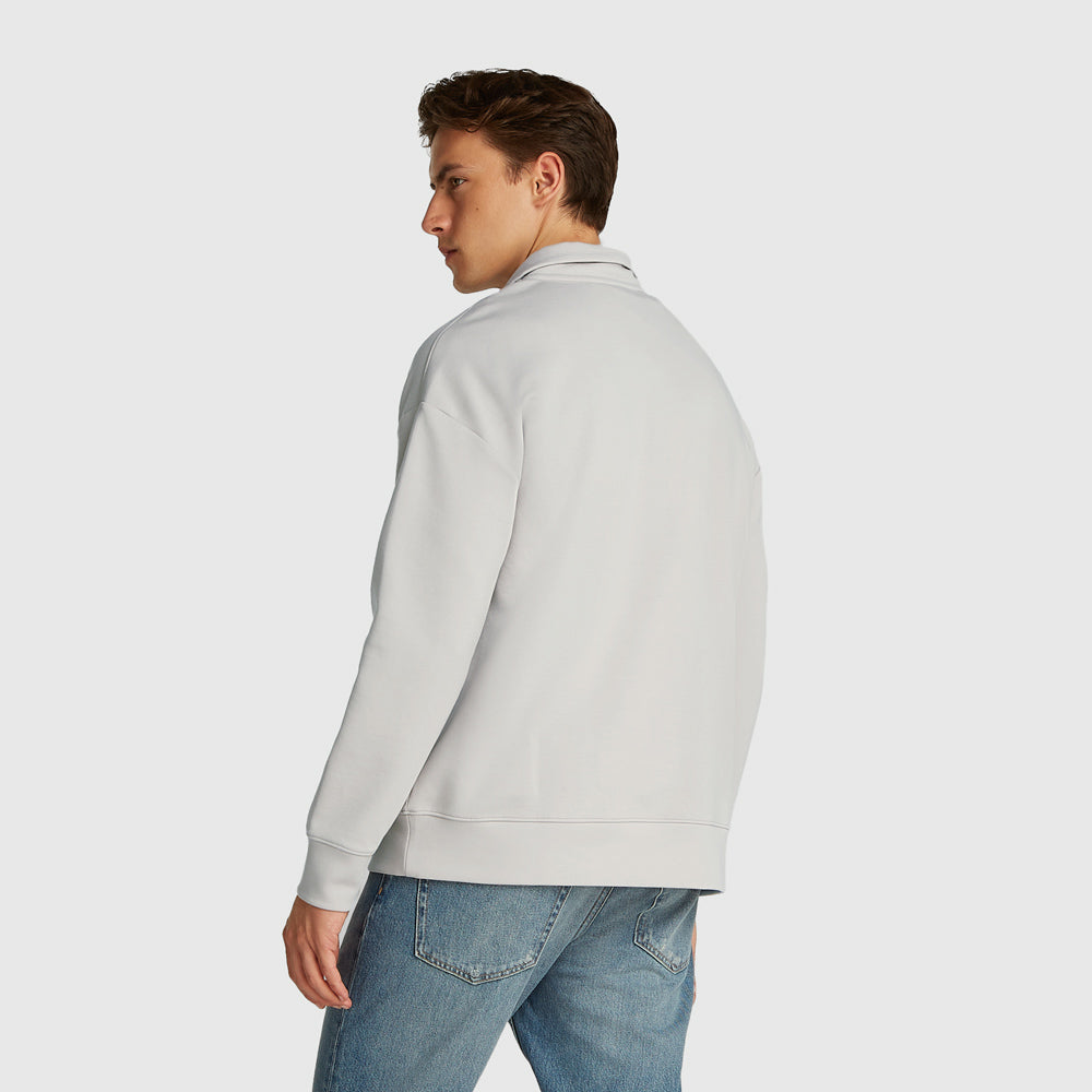 Tech Interlock Q-Zip - Light Grey