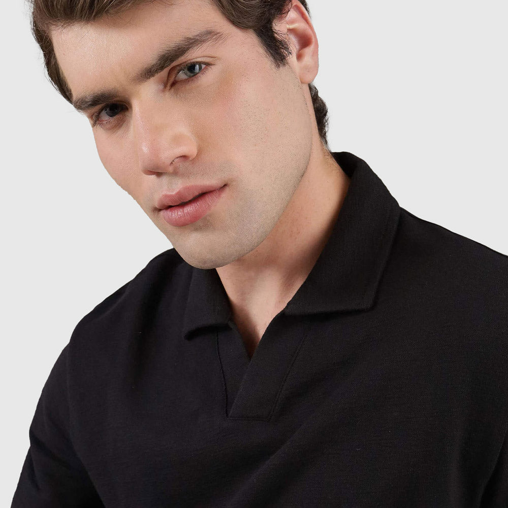 Crepe Jersey Golfer - Black