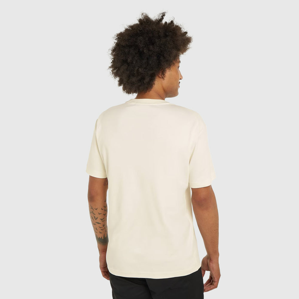 Textured Embroidery T-Shirt - Offwhite