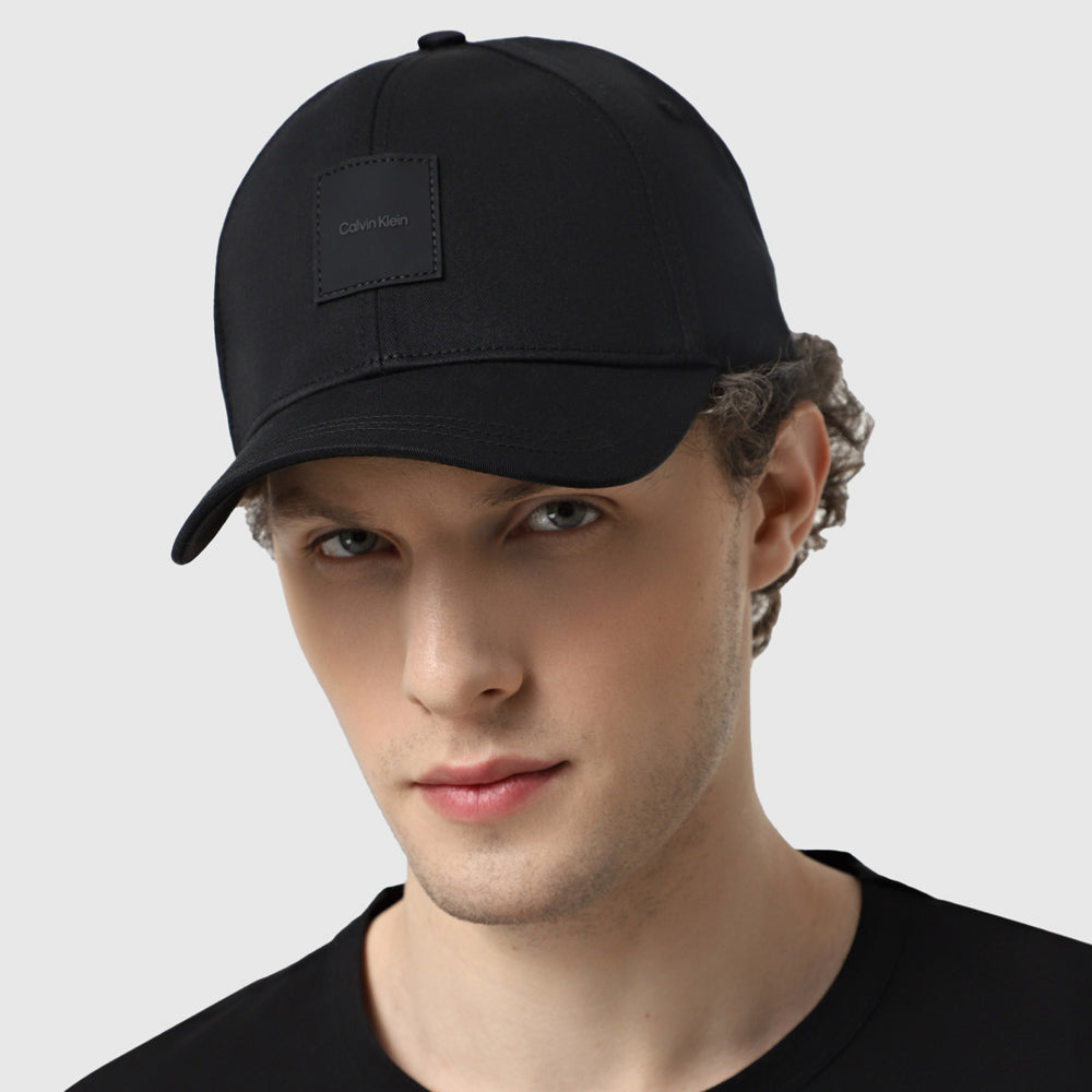 Calvin Klein Tonal Patch Cap - Black |ThirdBaseUrban