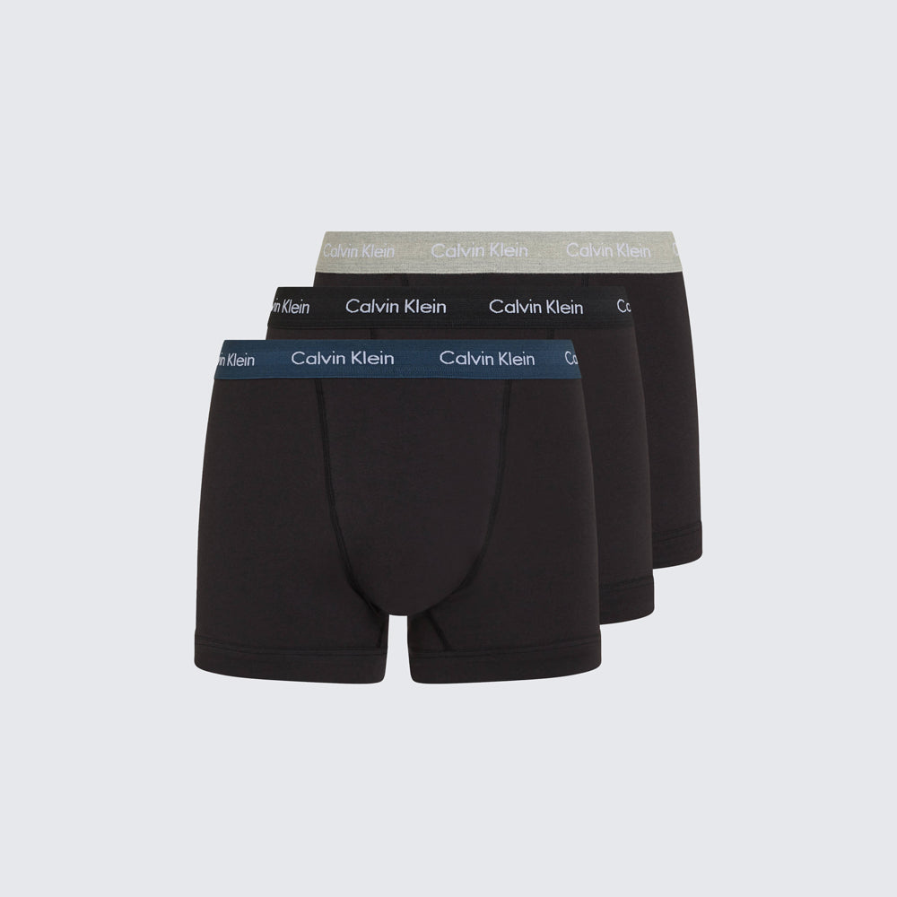 Calvin Klein 3 Pack Trunk - Black |ThirdBaseUrban