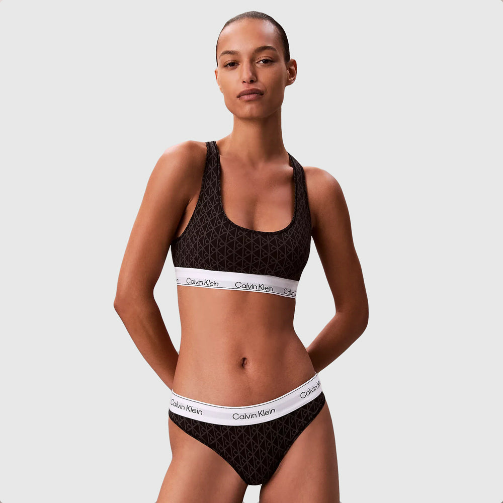 Calvin Klein Unlined Bralette - Black ThirdBaseUrban
