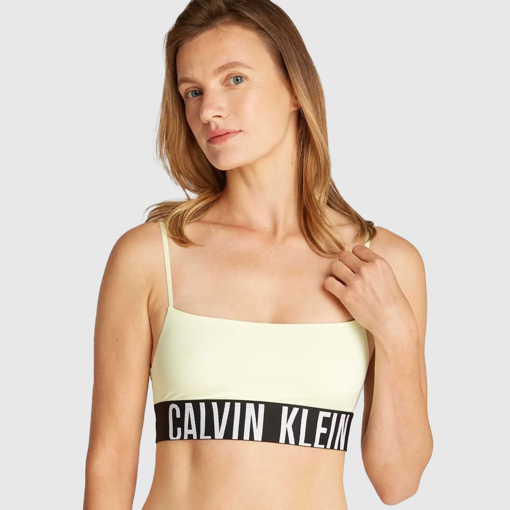 Calvin Klein Unlined Bralette - Lime Green |ThirdBaseUrban
