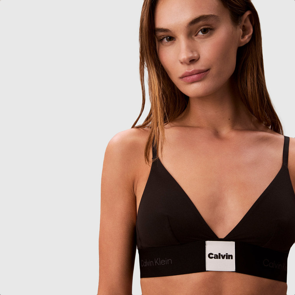 Calvin Klein Unlined Triangle - Black |ThirdBaseUrban