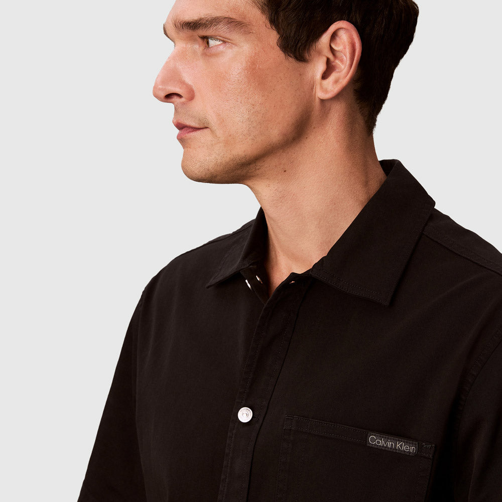 Utility Relaxed Shirt - Black