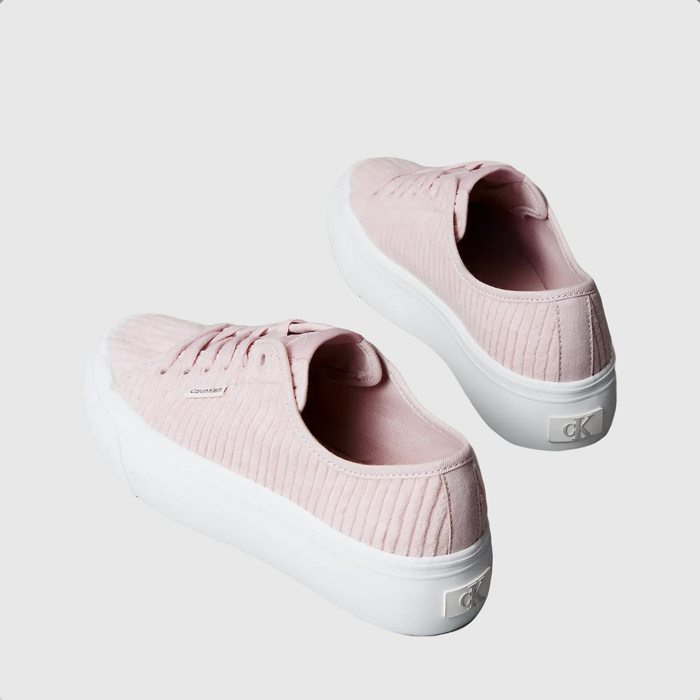 Platform Corduroy Sneaker - Baby Pink