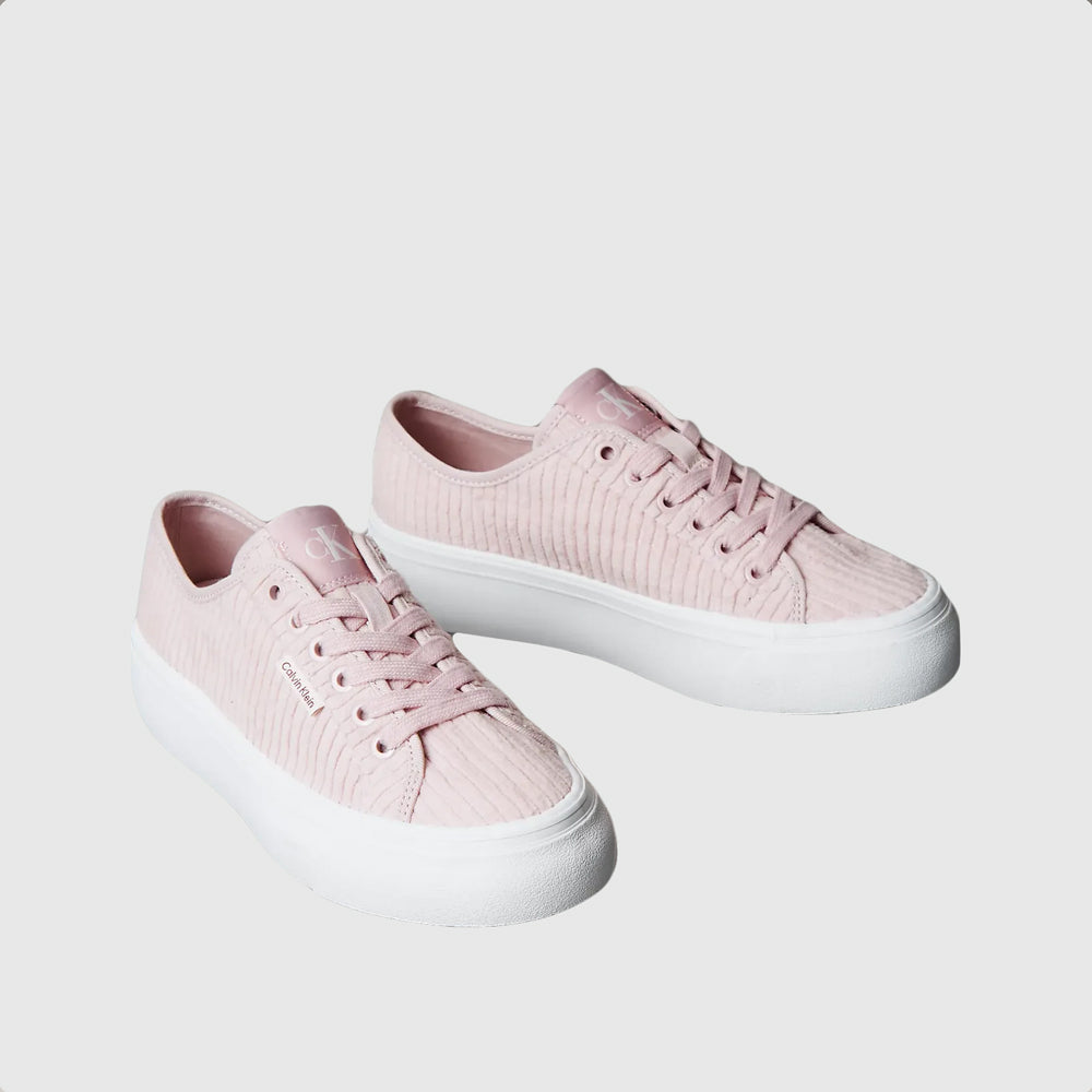 Platform Corduroy Sneaker - Baby Pink