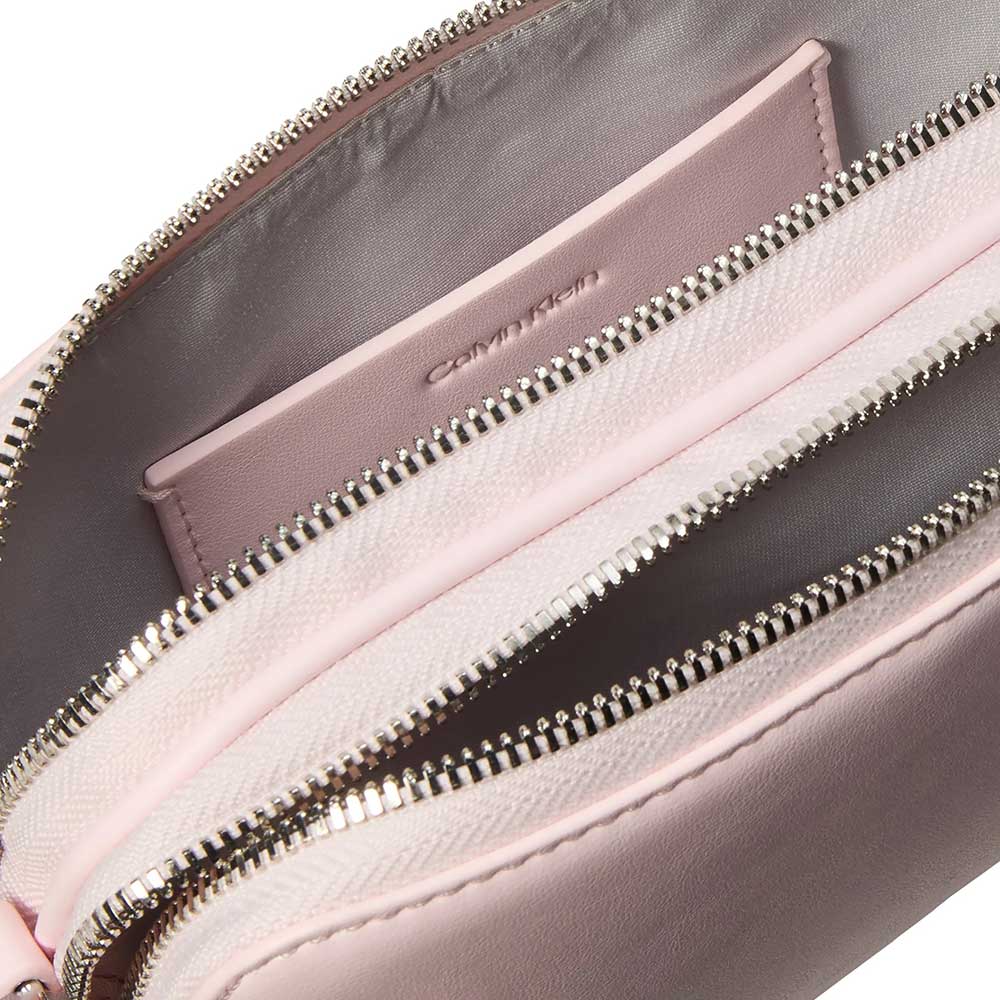Webbing Double Strap Camera Bag - Baby Pink