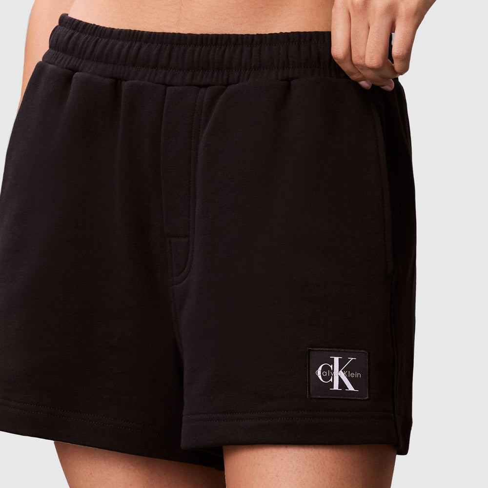 Terry Badge Short - Black