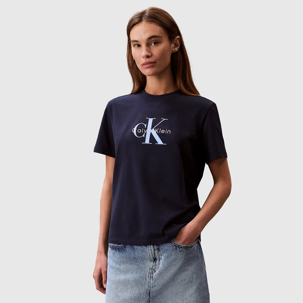 Calvin Klein Classic Hero Monologo T-Shirt - Navy |ThirdBaseUrban