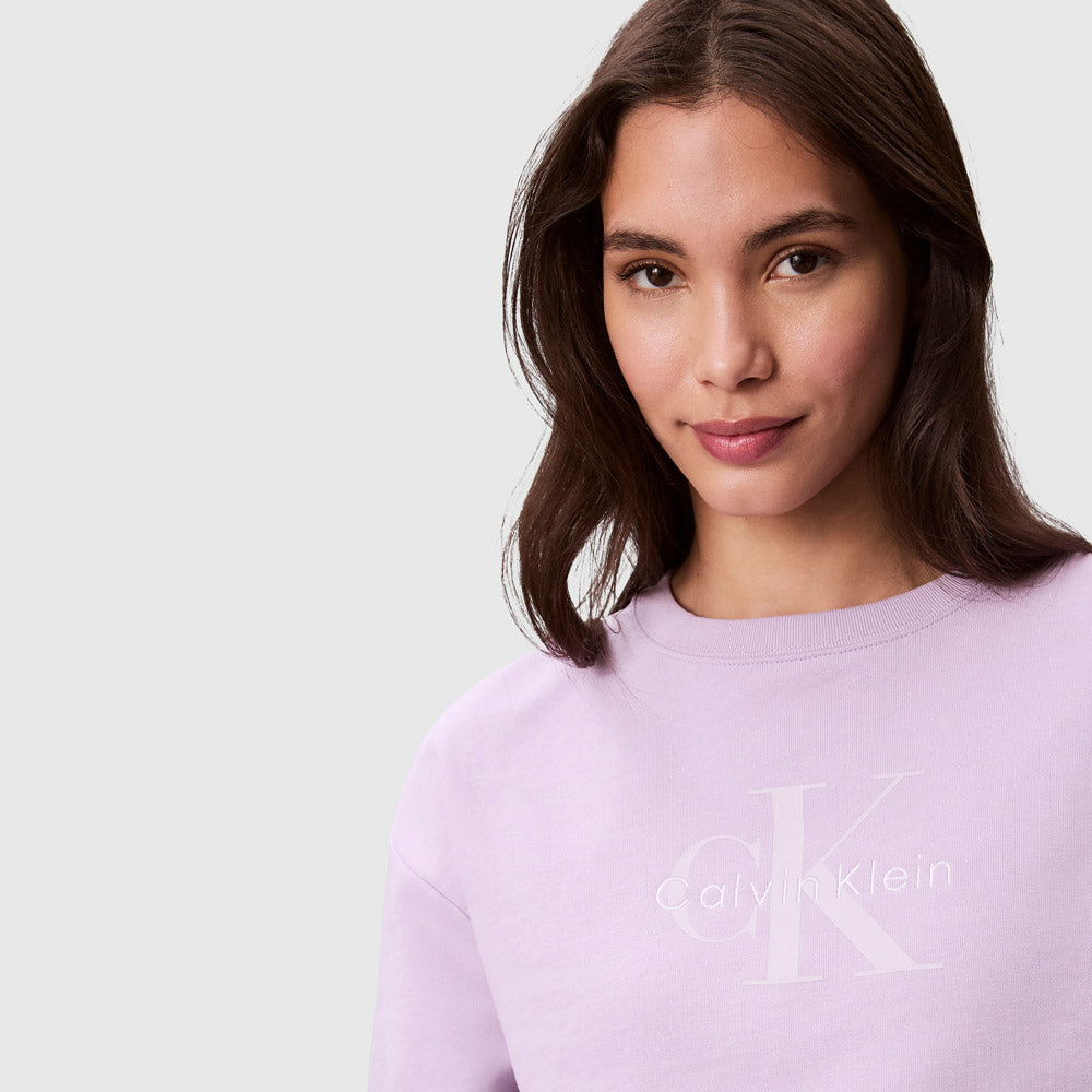 French Terry Sweater - Lavender