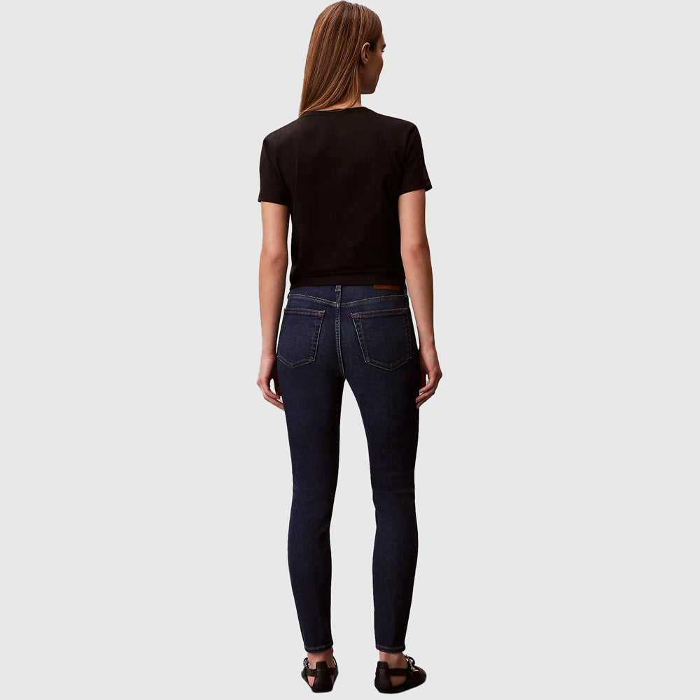 Mid Rise Skinny Jeans - Denim Dark