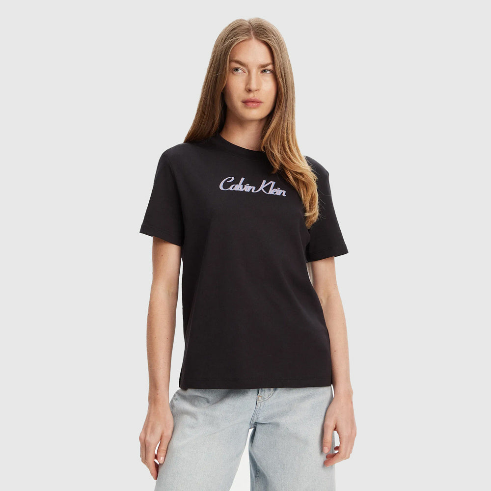 Calvin Klein Classic Logo T-Shirt - Black |ThirdBaseUrban