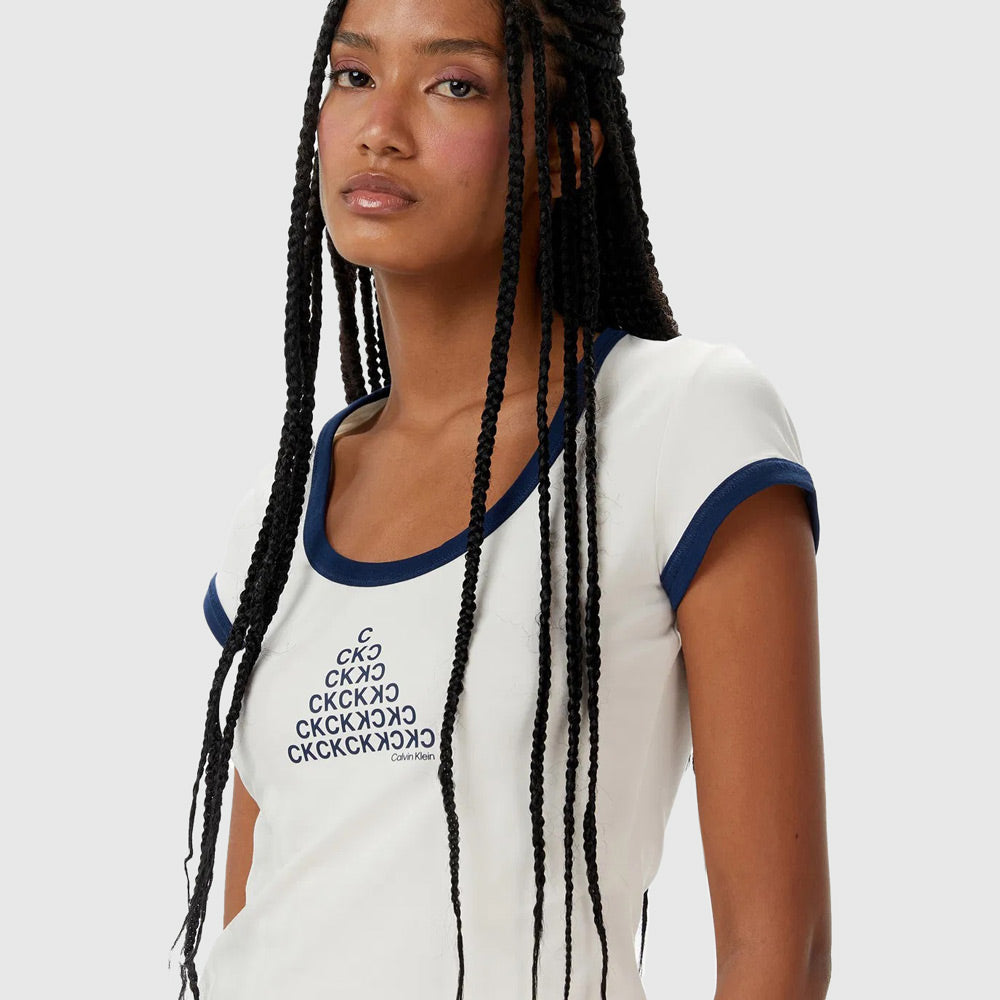 Pima Graphic Baby T-Shirt - Offwhite