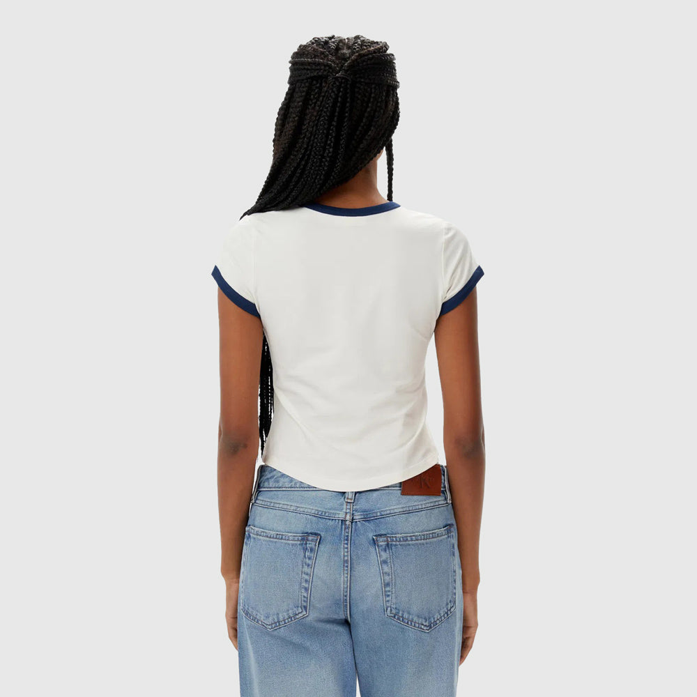 Pima Graphic Baby T-Shirt - Offwhite