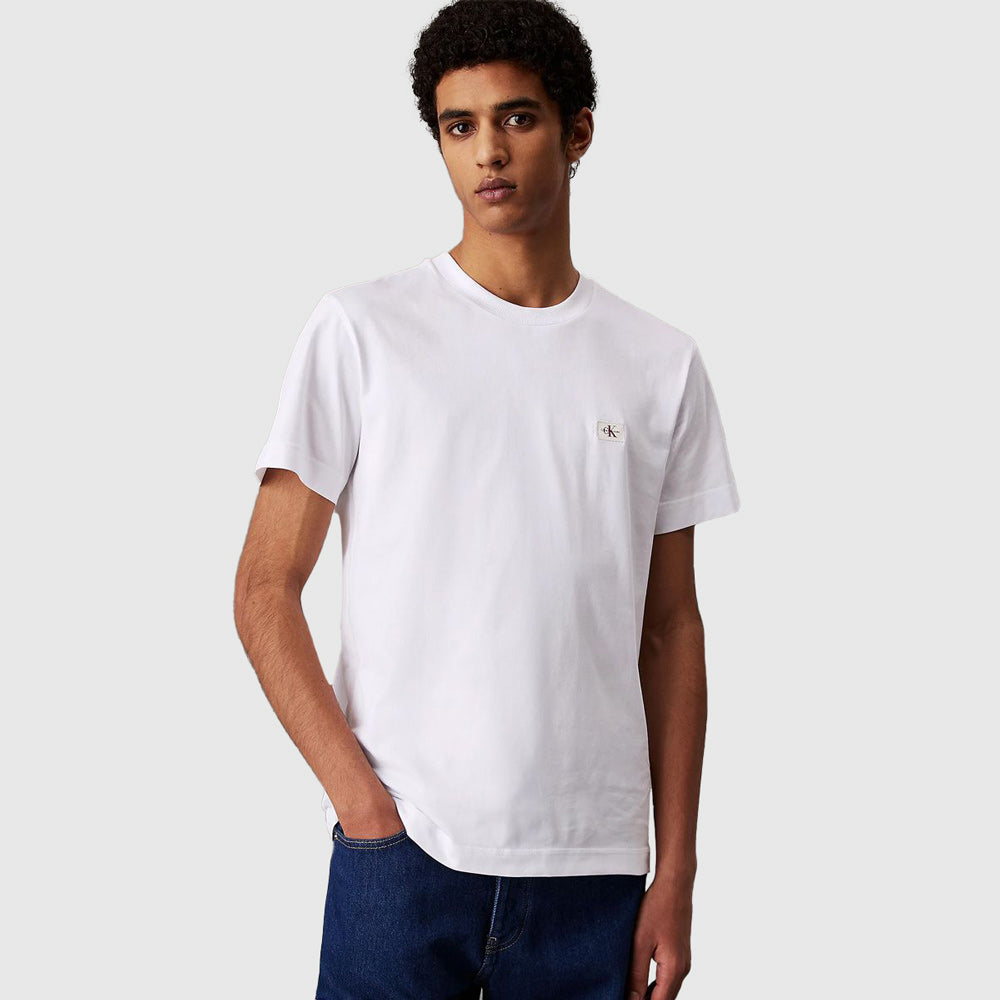 Calvin Klein Regular Label T-Shirt - White |ThirdBaseUrban