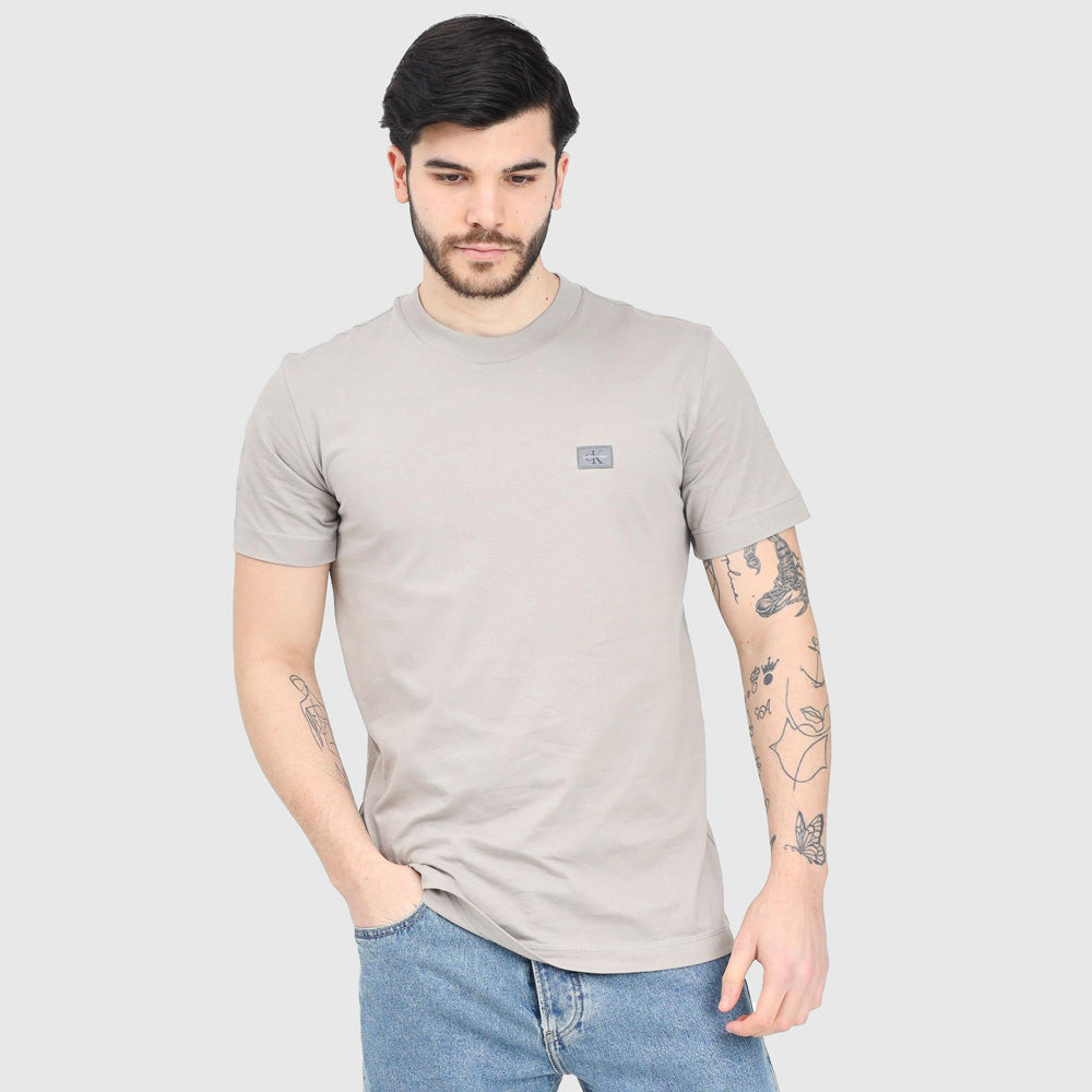 Calvin Klein Label Regular T-Shirt - Brown |ThirdBaseUrban