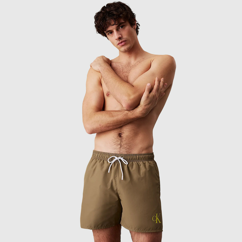 Calvin Klein Swim Medium Drawstring - Olive |ThirdBaseUrban