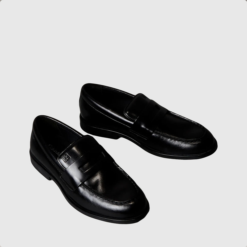 Rubber Penny Loafer - Black